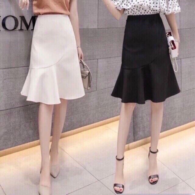 Chân váy công sở đuôi vá