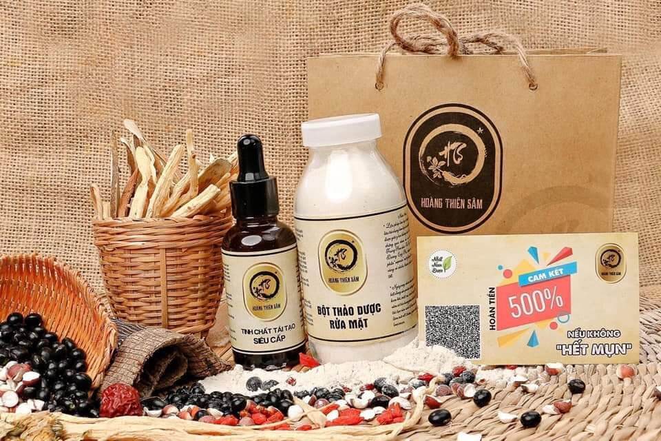 ComBo Tinh Chất Hoàng Thiên Sâm 30ml - Giảm Mụn Nám Sẹo RỖ Hiệu Quả