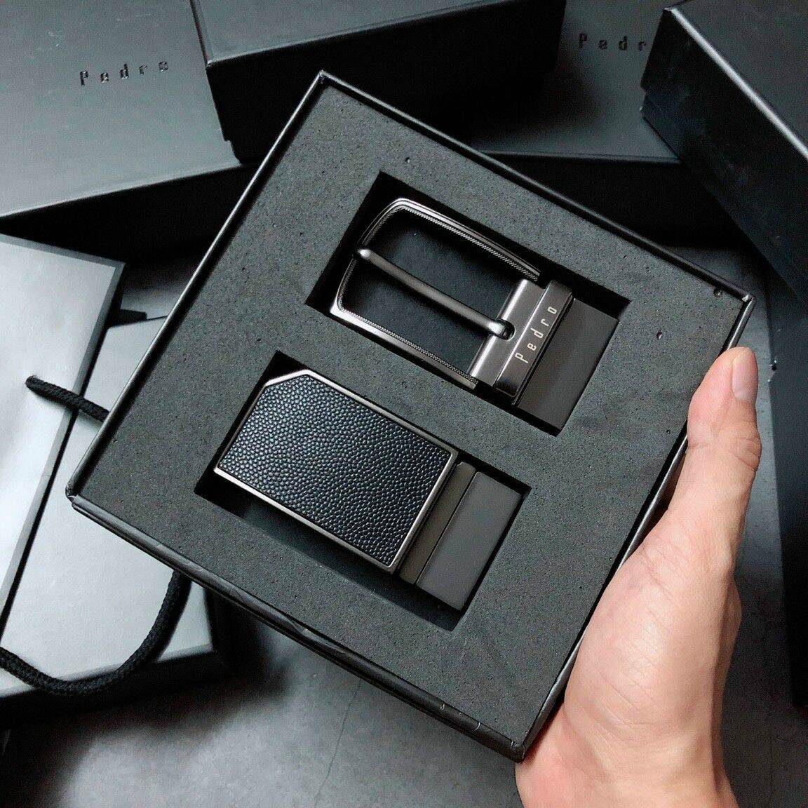 Set thắt lưng 2 mặt pedro