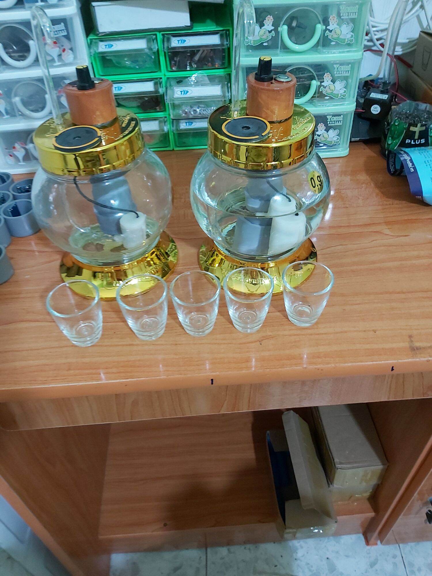 Bình rót rượuu..cảm biến từ có công tắc phụ