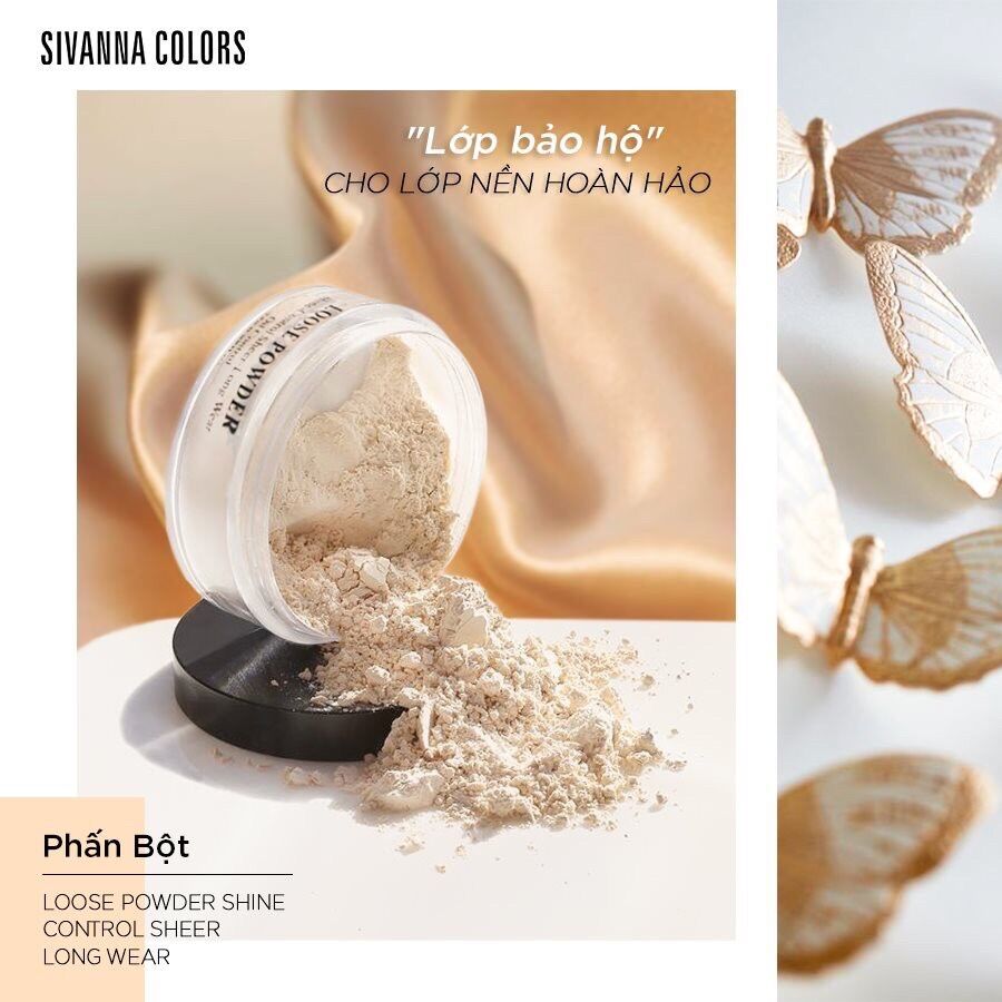 [HCM]Phấn phủ kiềm dầu loose powder Sivanna