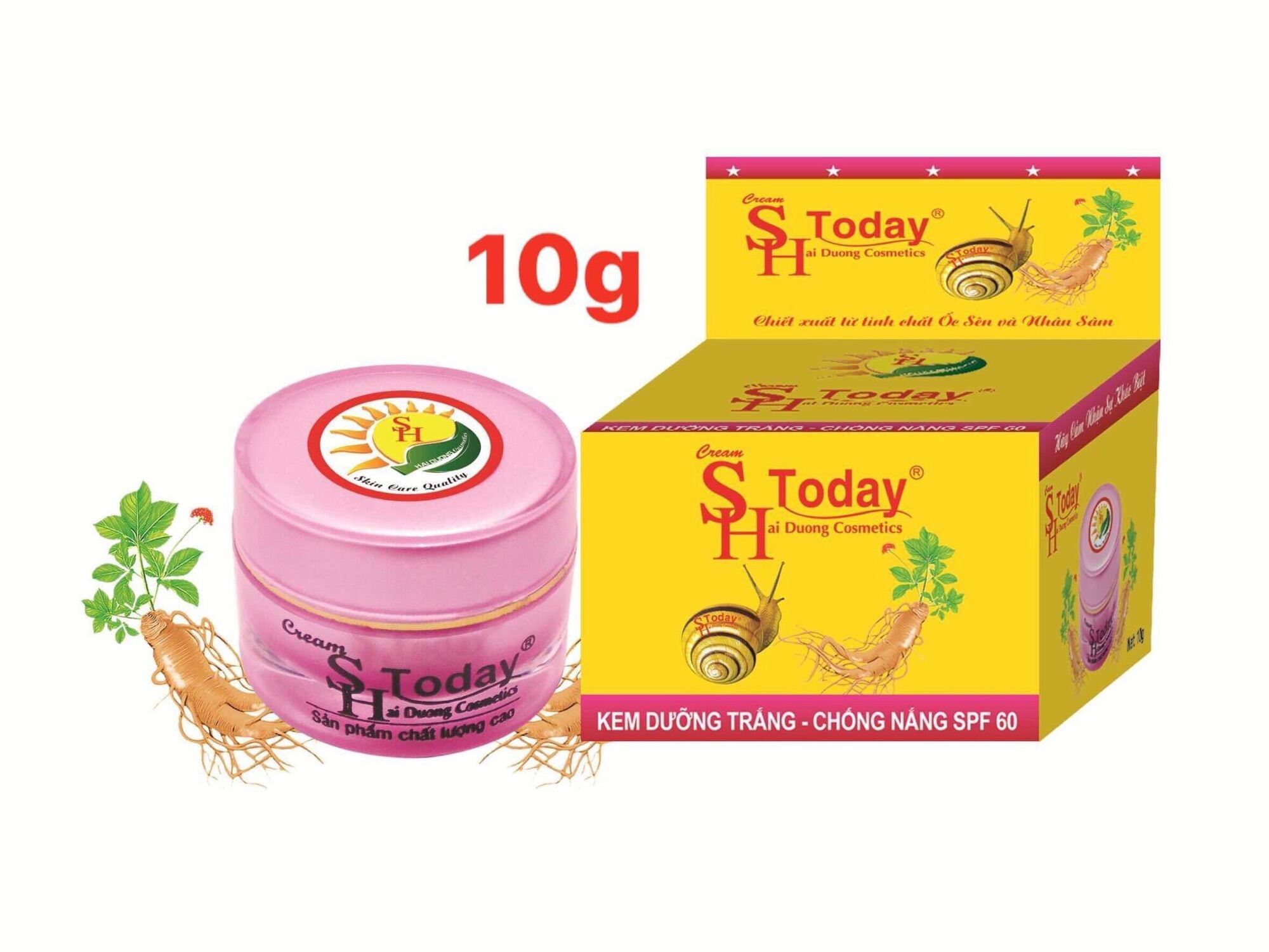 Sh Today Kem Dưỡng Trắng Da - Chống Nắng Spf 30 10Gr