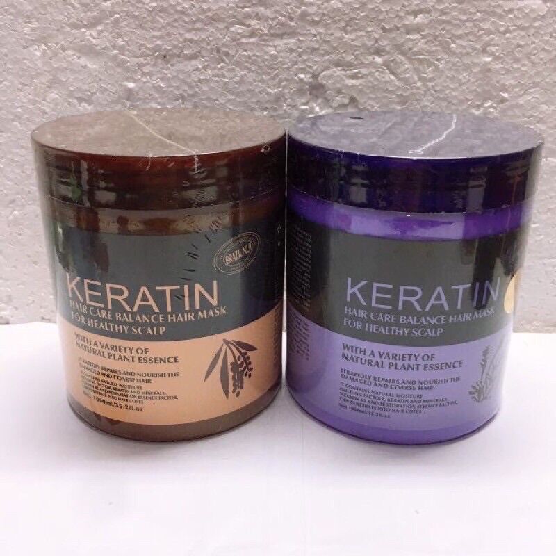 [HCM]Hấp dầu keratin Tím 1000ml