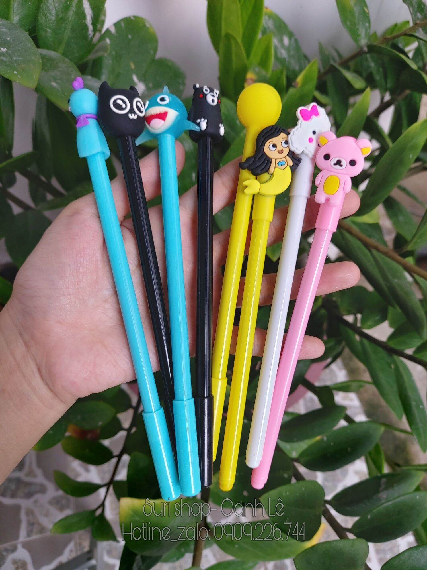 [HCM] Set 10- 20 cây bút gel mực tím bút cute siêu dễ thuơng dành cho bé học sinh tiểu học.
