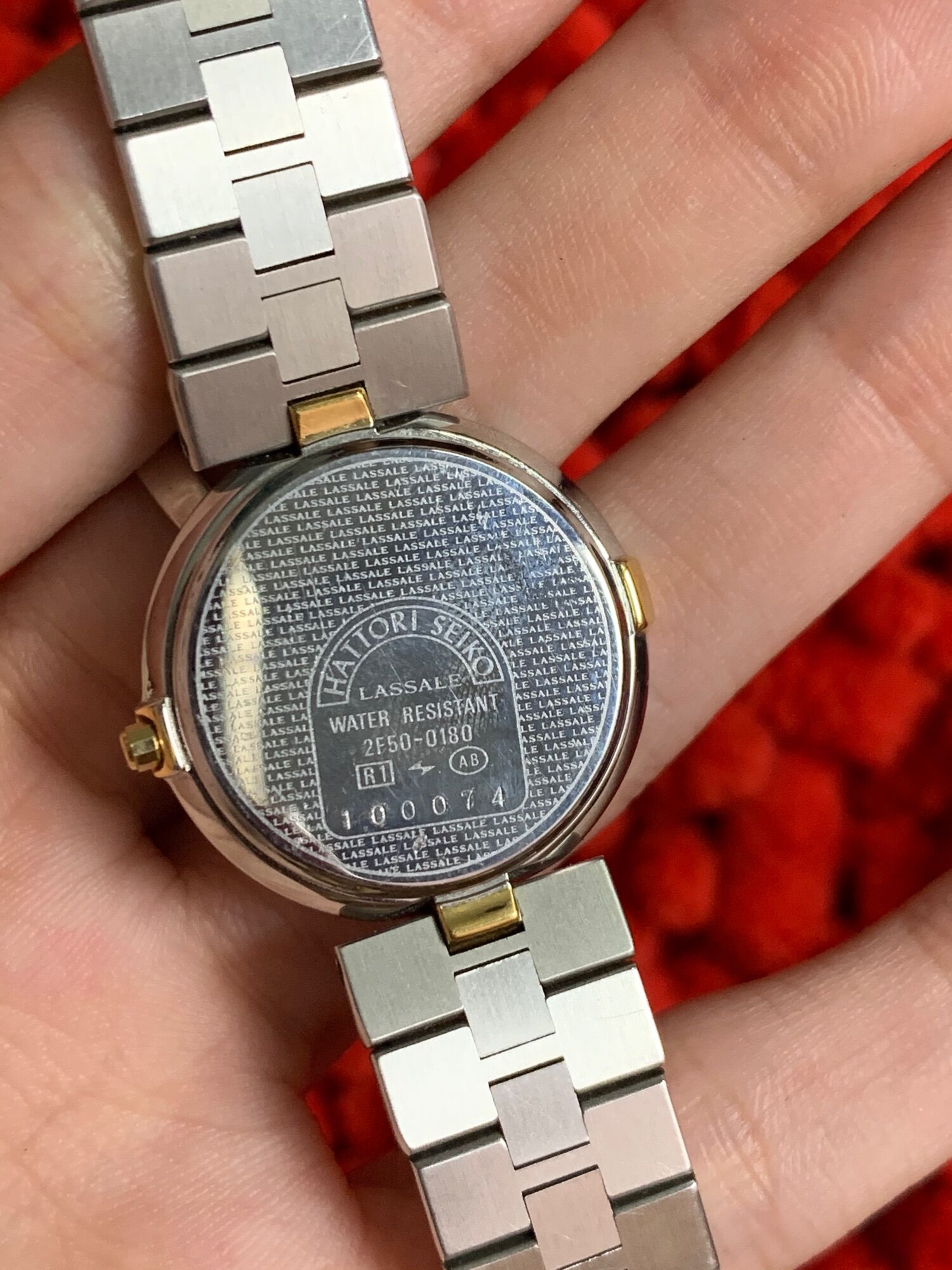 Đồng hồ nữ Seiko Lassale máy mỏng hàng si