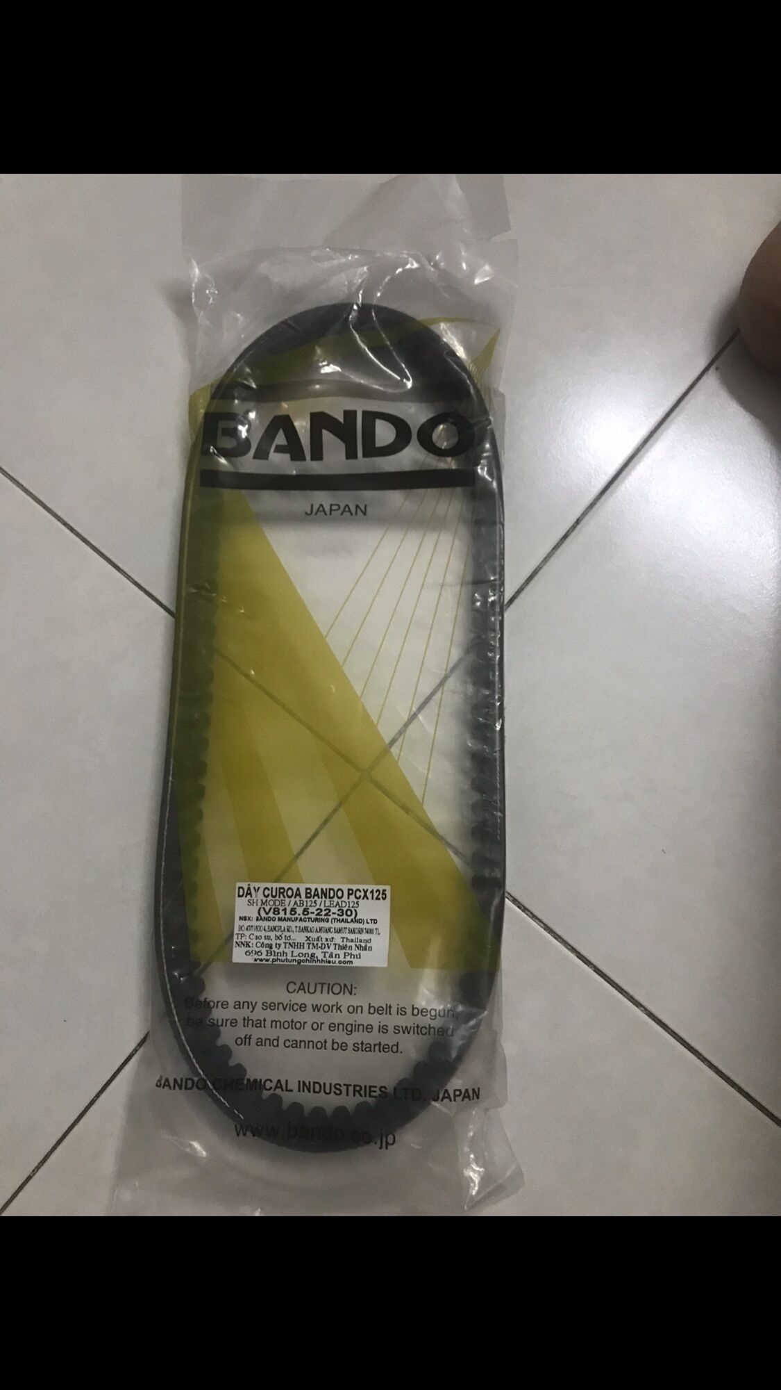 Dây curoa Bando AB/Pcx/Lead/Shmode/Click/Vario