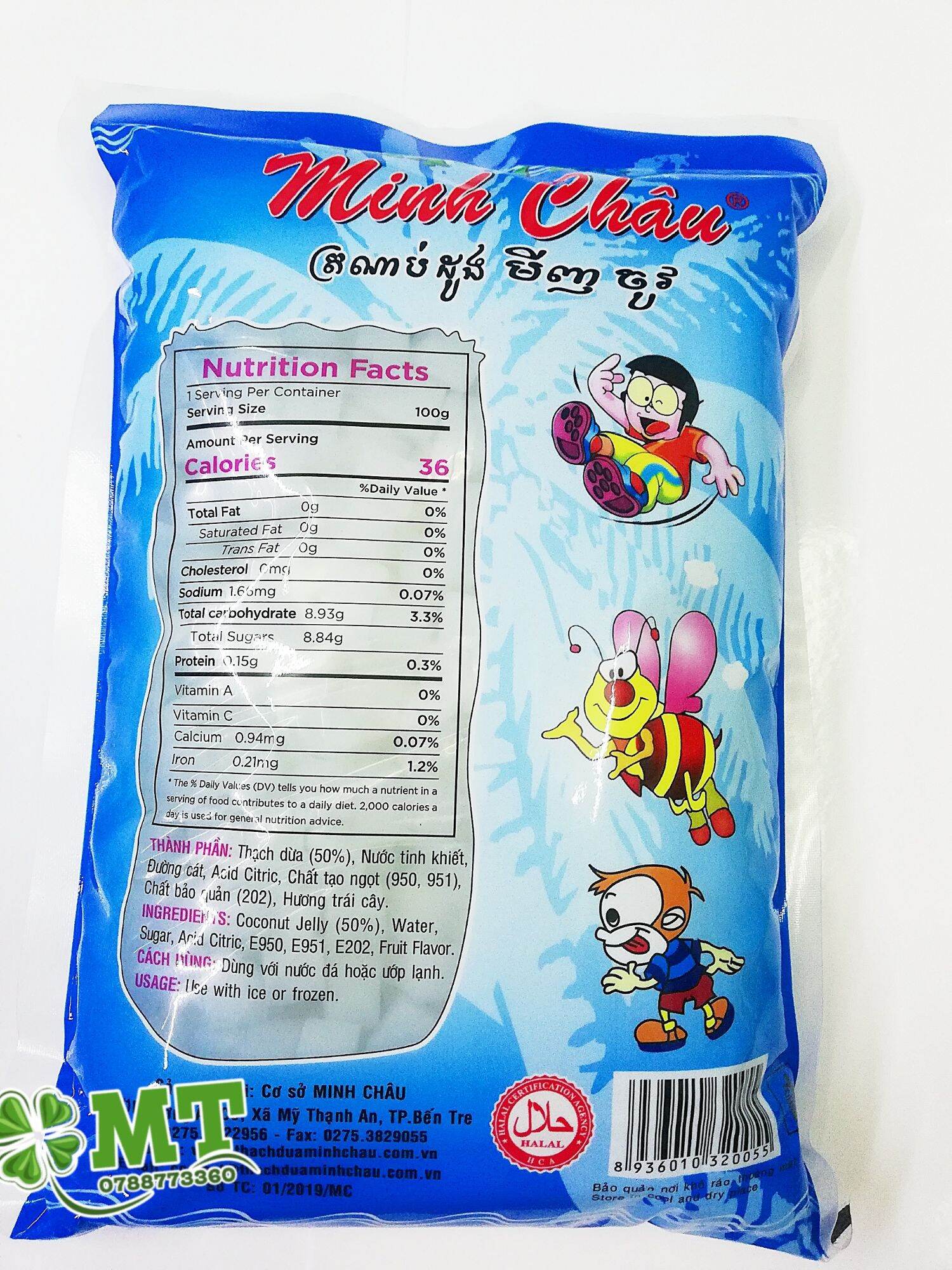 Thạch dừa Minh Châu ăn liền 1kg