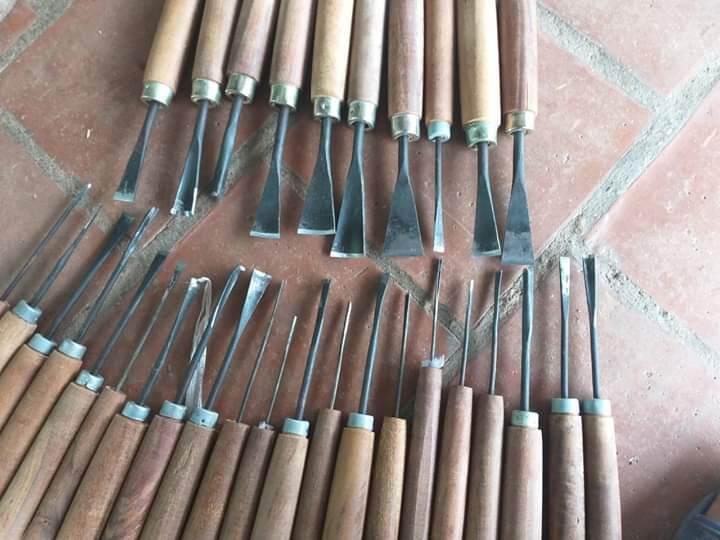Bộ đục gỗ 30 cây hàng nhỏ gọt dành cho thợ chạm tranh