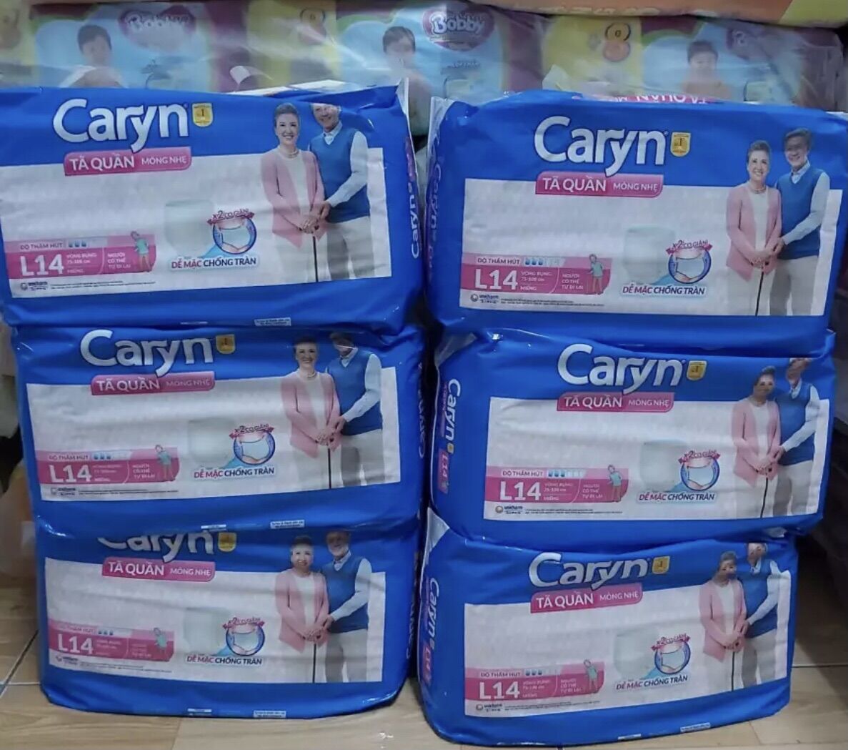 Tã quần caryn L14/M16 cho người già( bệnh)