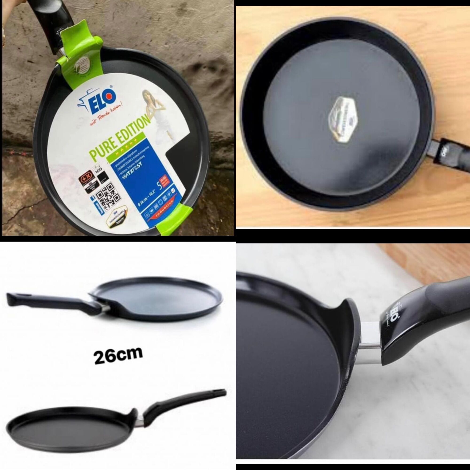Chảo chống dính Elo Pure Edition 26cm . Made in Germany.