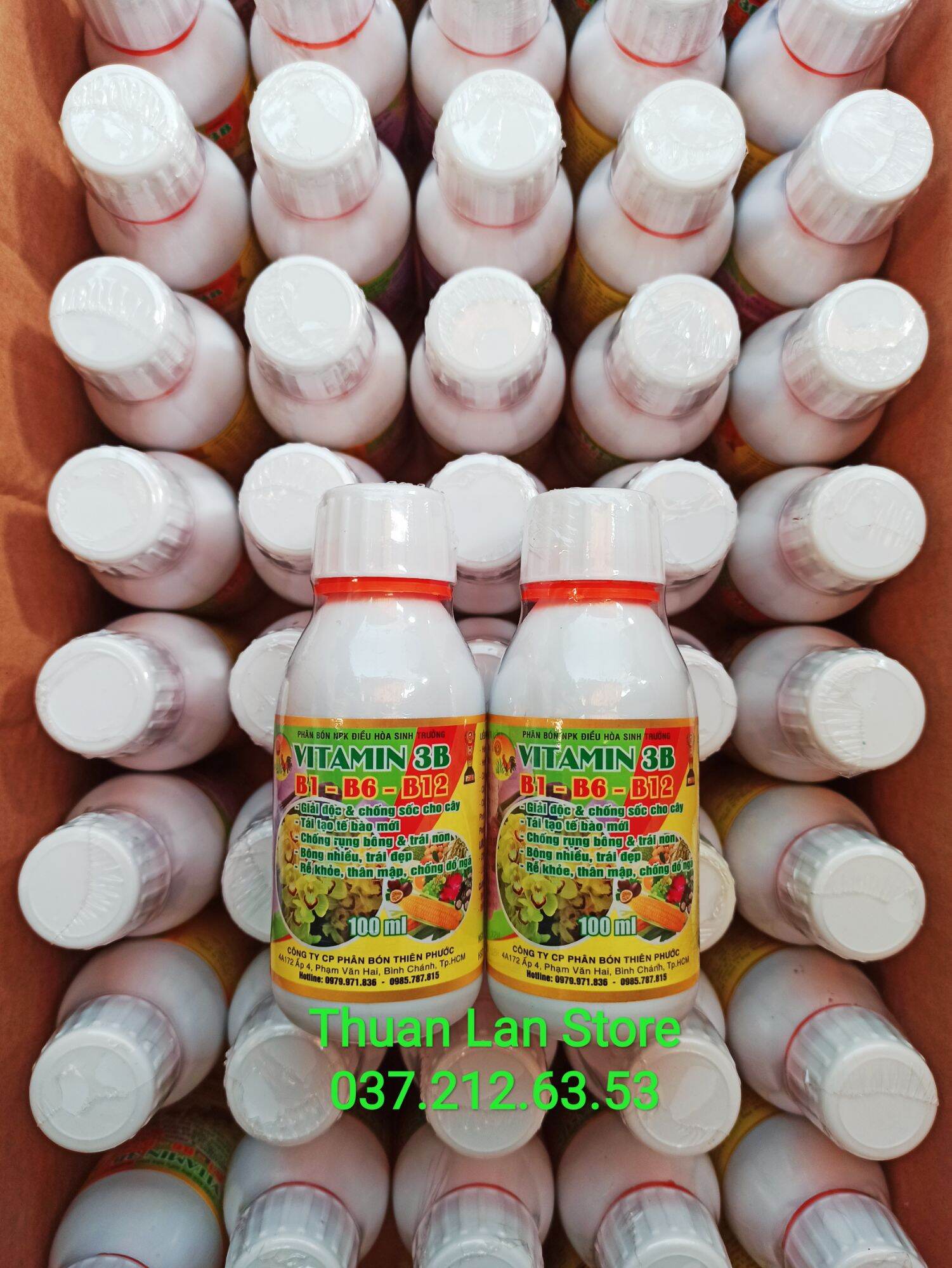 Phân bón npk vitamin 3b b1-b6-b12 lọ 100ml