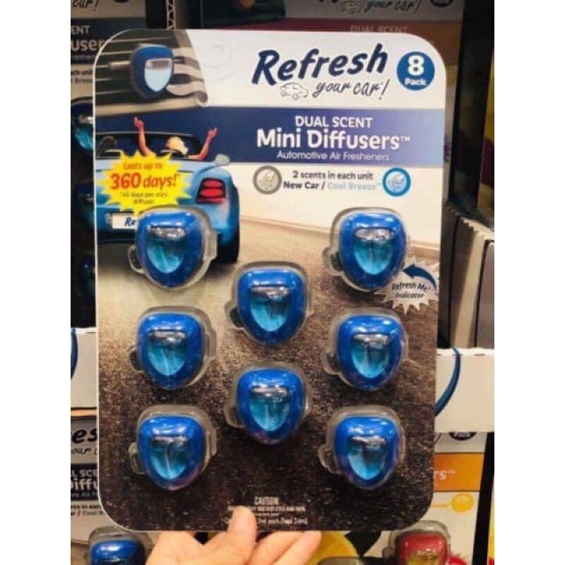 Nước hoa cài điều hòa xe hơi Refresh your car