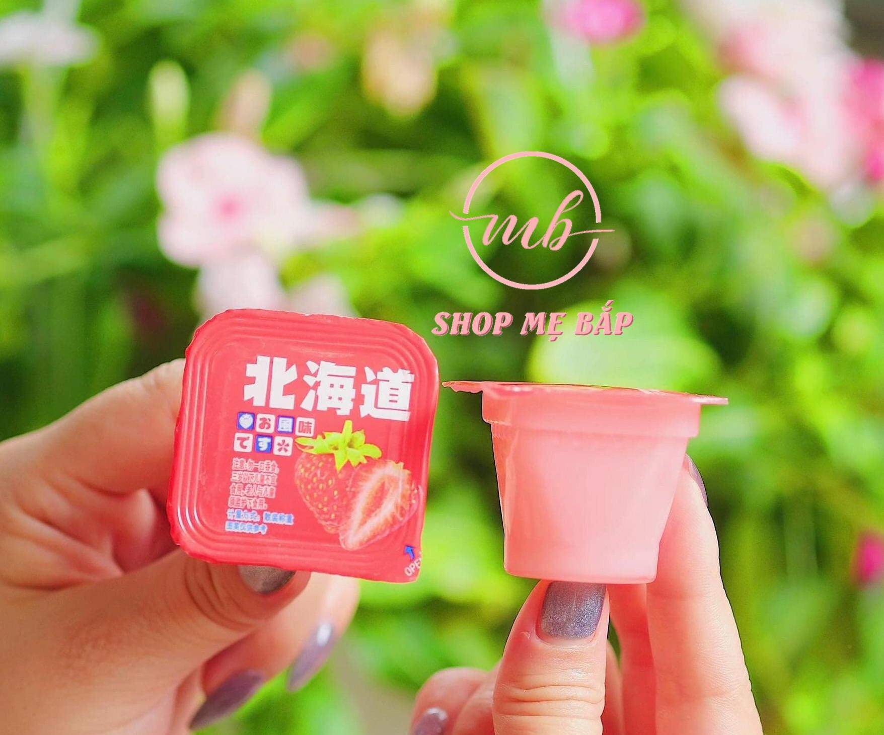 Thạch Phô Mai Vị Dâu BX Nhật Bản 480gram có 15 hộp - Dùng cho bé từ 12 tháng [Date 02/2022]