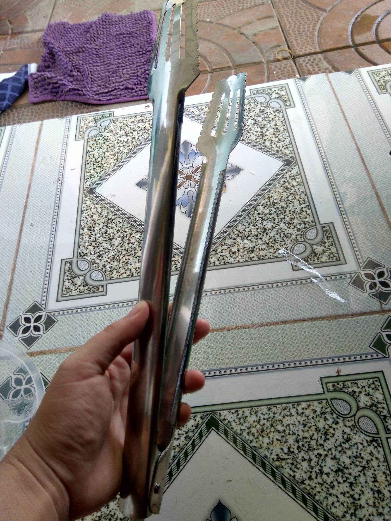 Cây gấp đá cồ inox dài 36cm