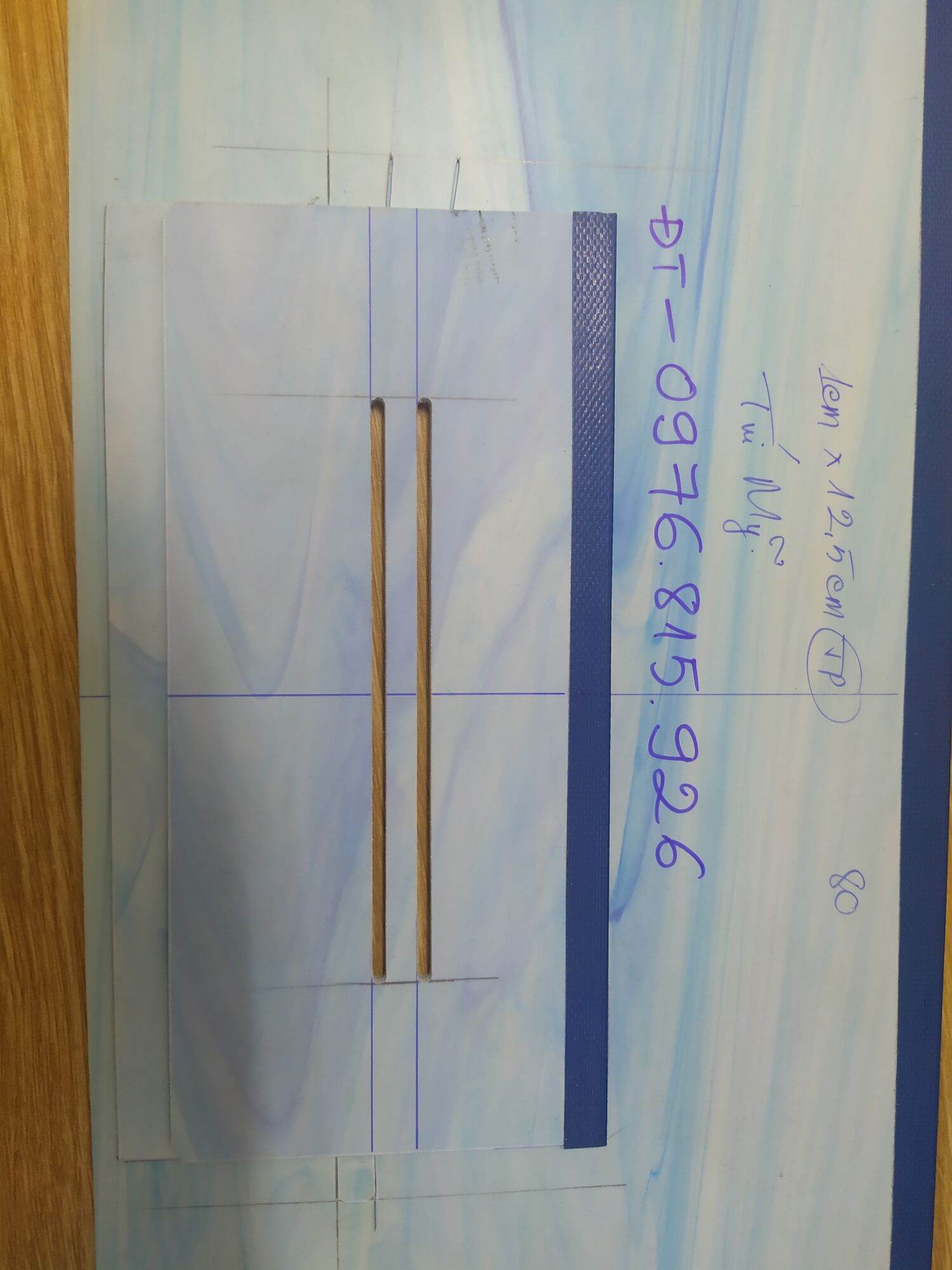 [HCM]rập cải tiến may định hình túi 1.5cm