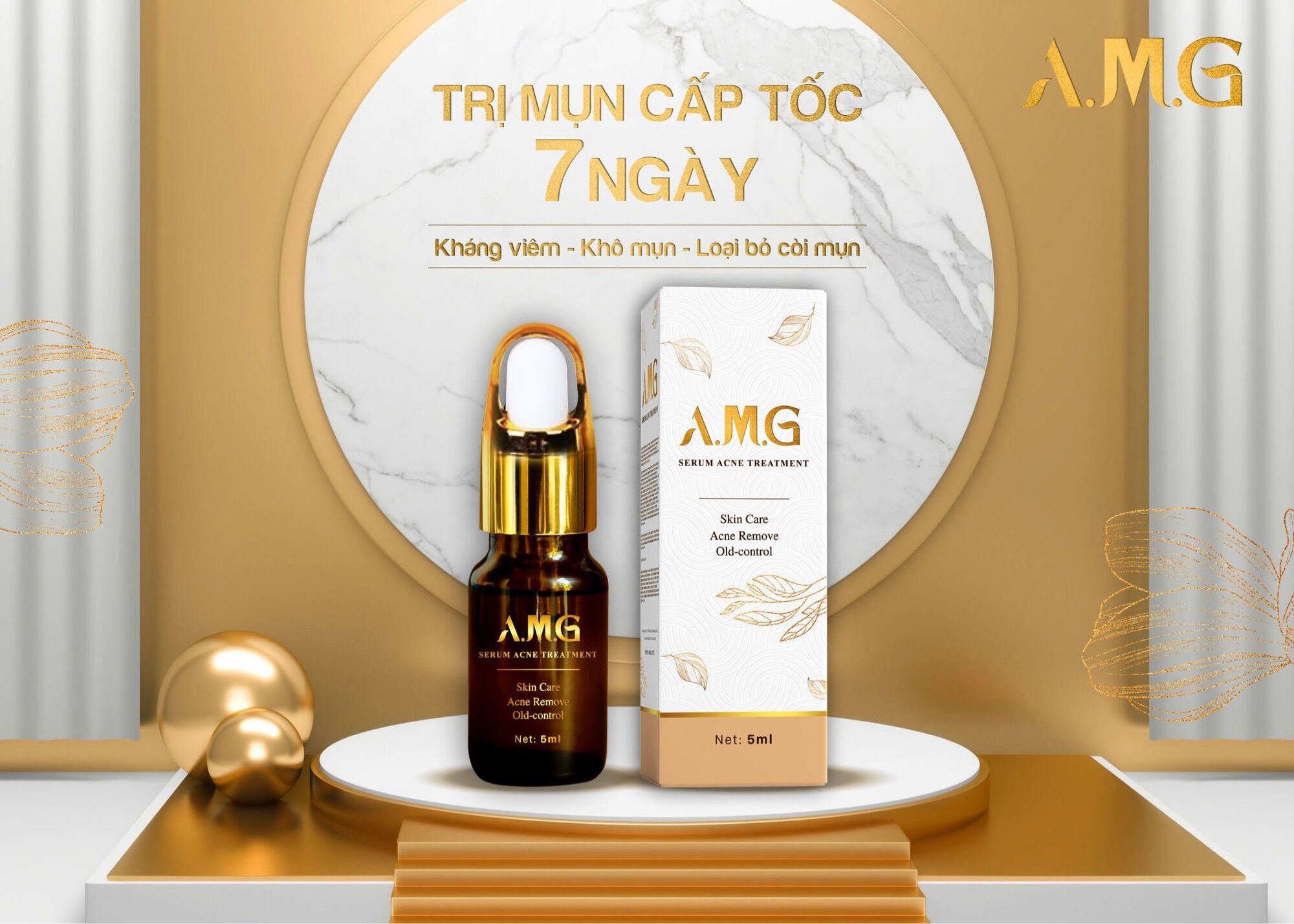 [HCM]Thảo mộc Amg skin care ( tặng son kem laneige )