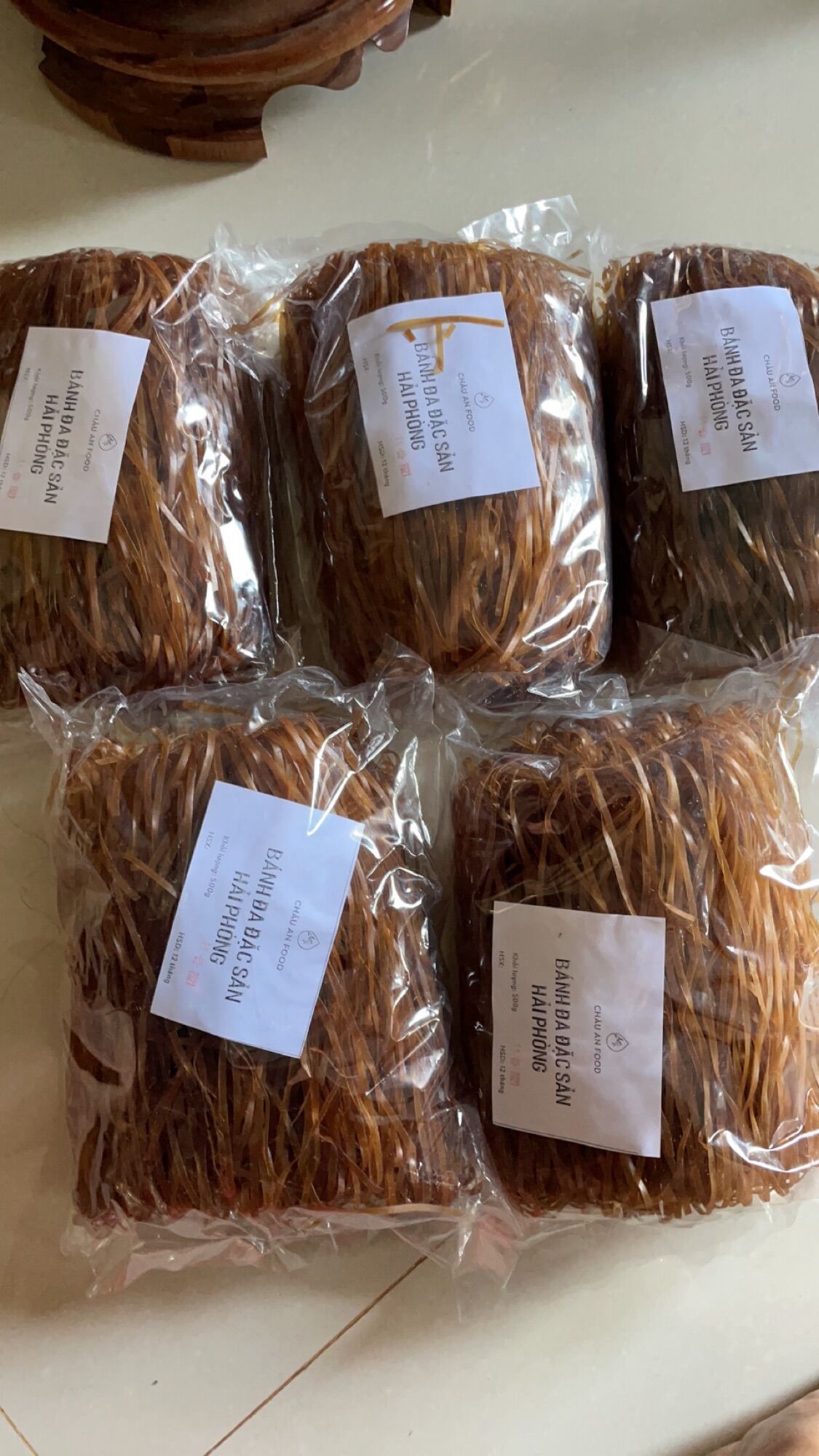 Đặc sản siêu ngon Bánh đa đỏ Hải Phòng. 90k/kg