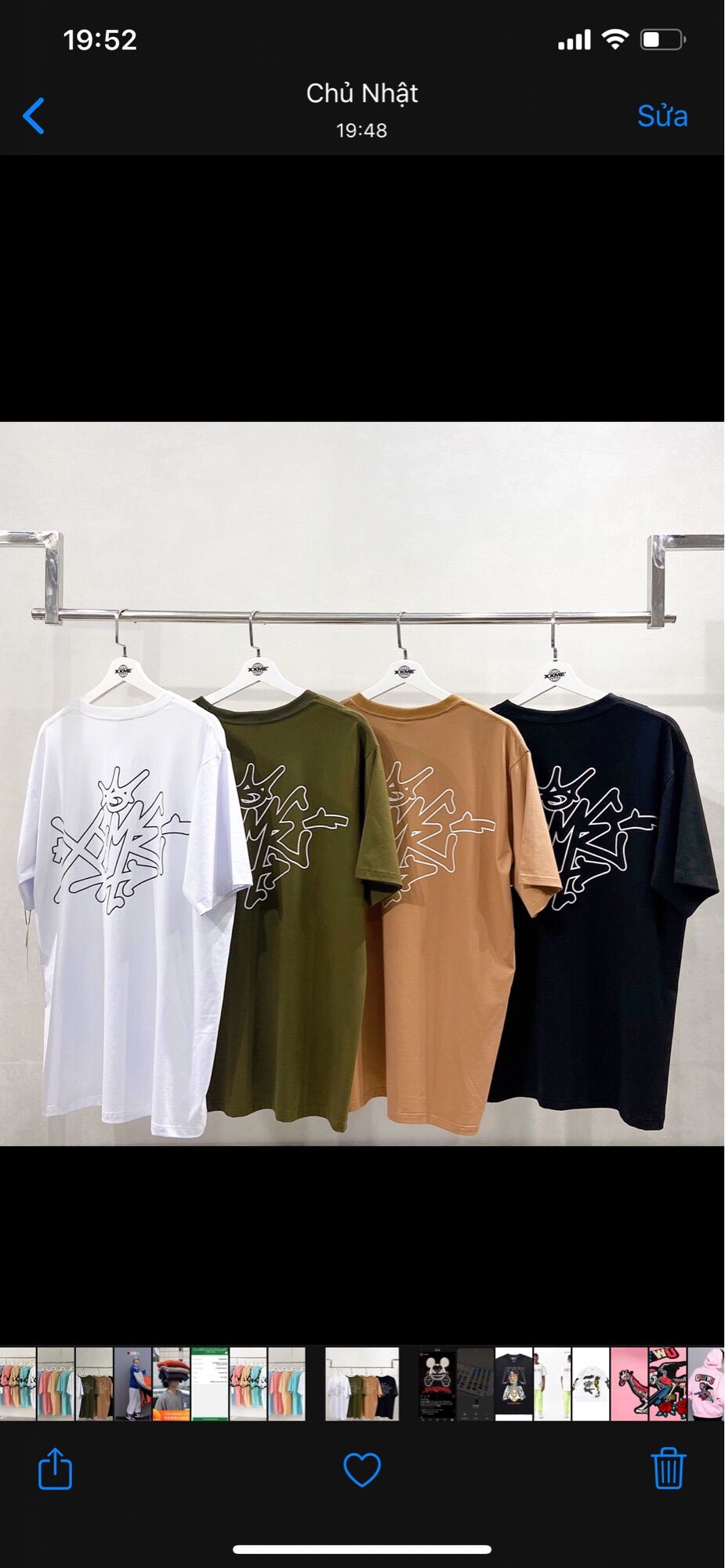 XXME CHÍNH HÃNG - Áo thun Line Icon Graffiti