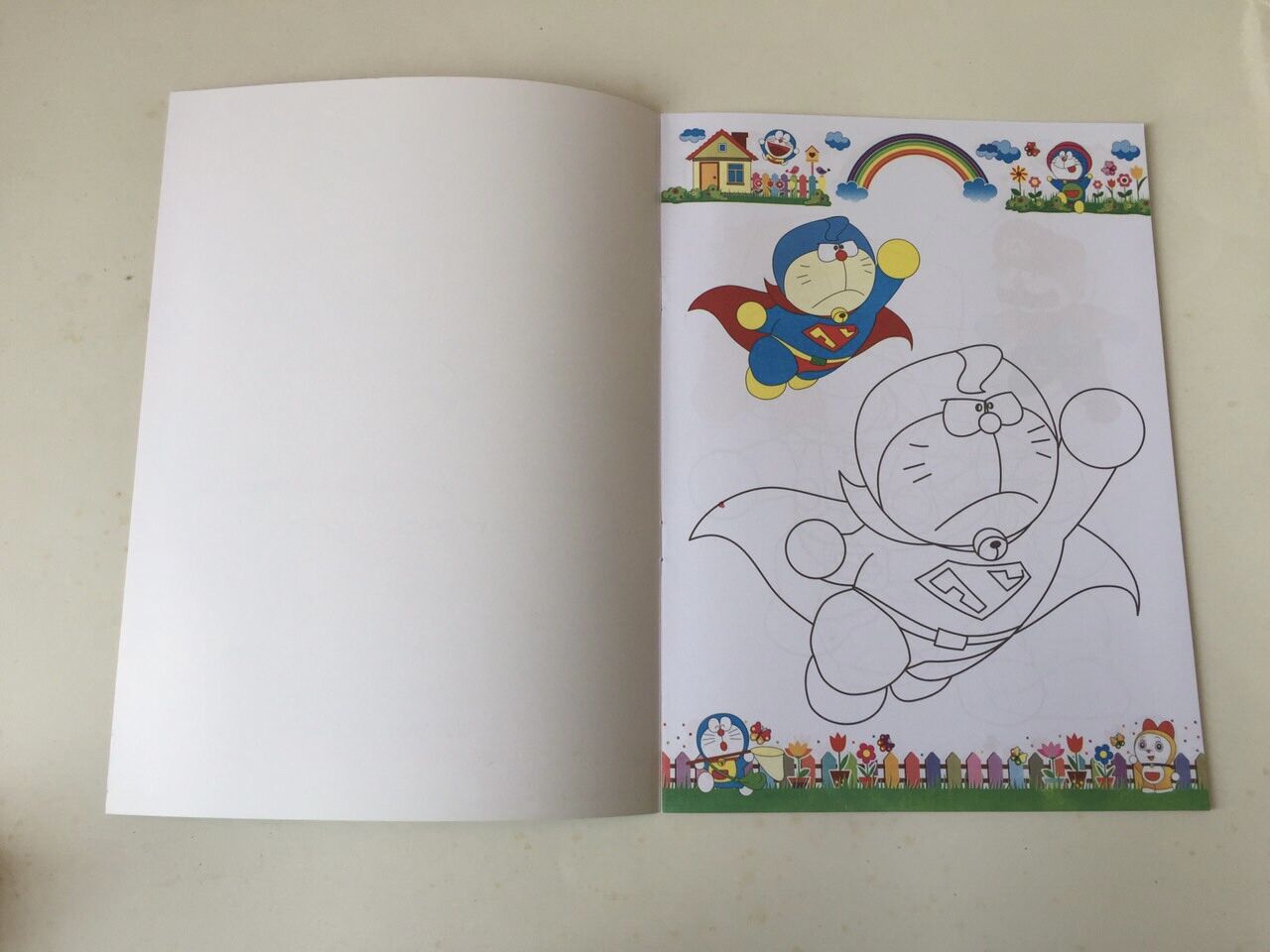 Tô màu hình đoraemon nhiều tập lốc 5c