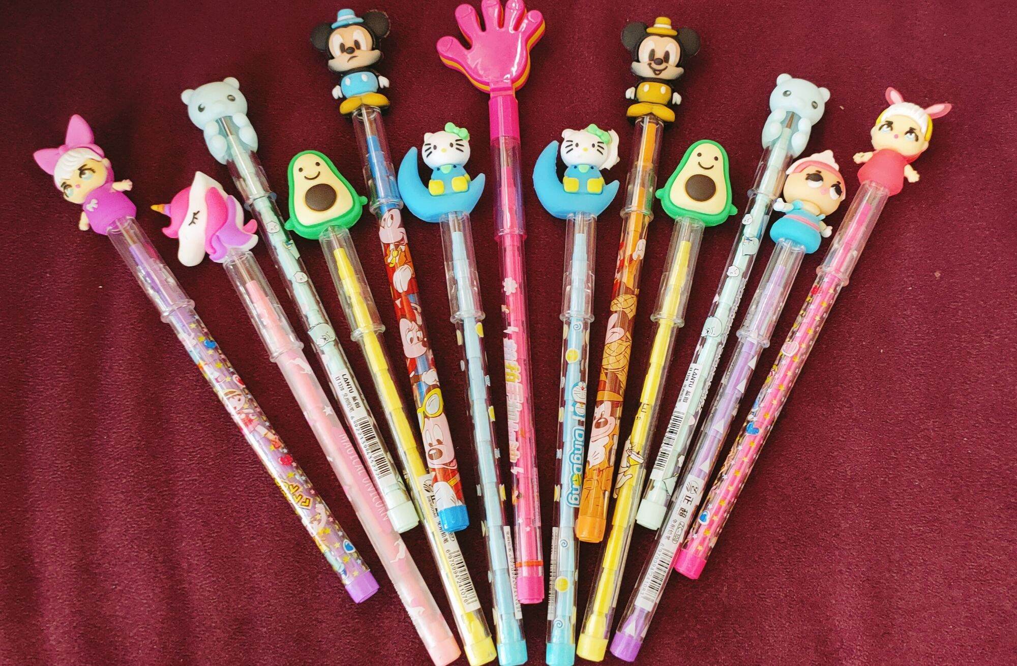 COMBO 10 BÚT CHÌ KHÚC ĐẦU THÚ NHIỀU HÌNH DỄ THƯƠNG (GIAO NGẪU NHIÊN)