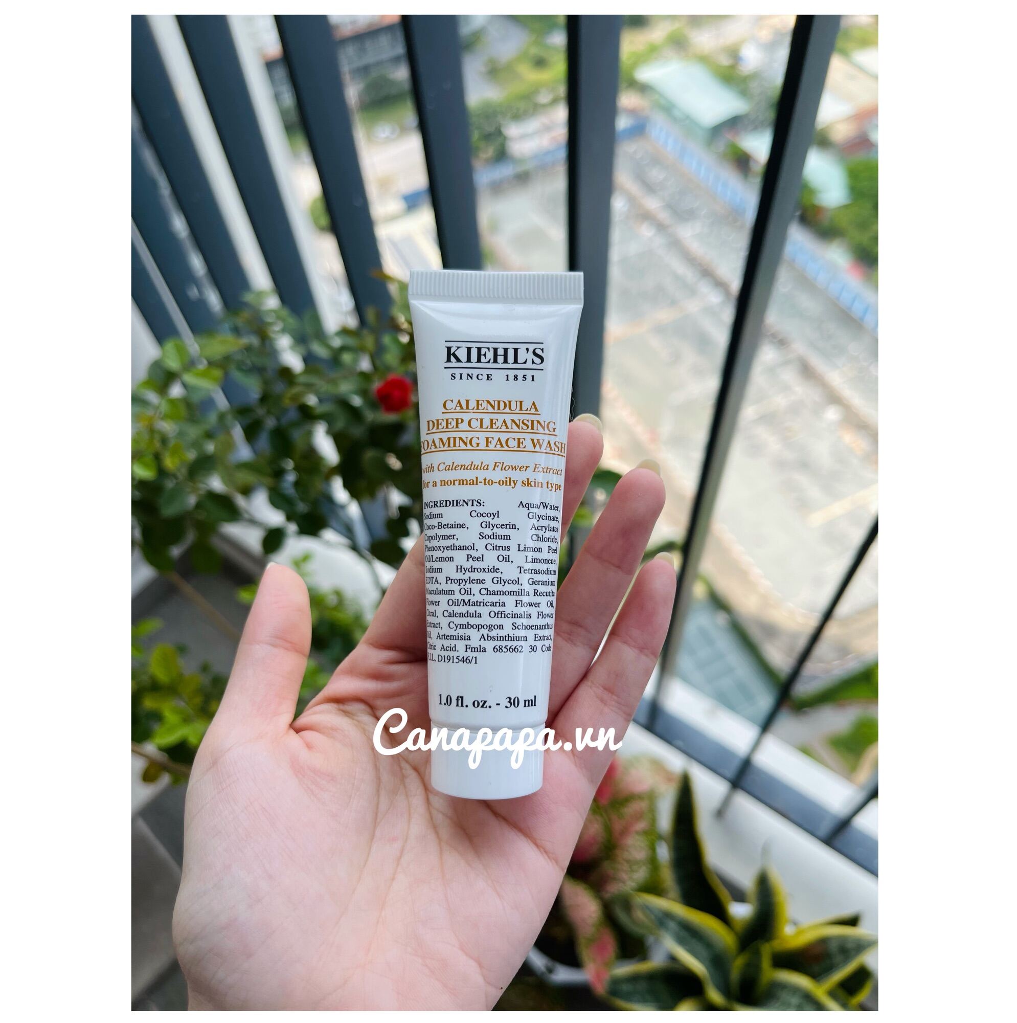 [Hcm]Sữa Rửa Mặt Kiehls Hoa Cúc Mini 30Ml