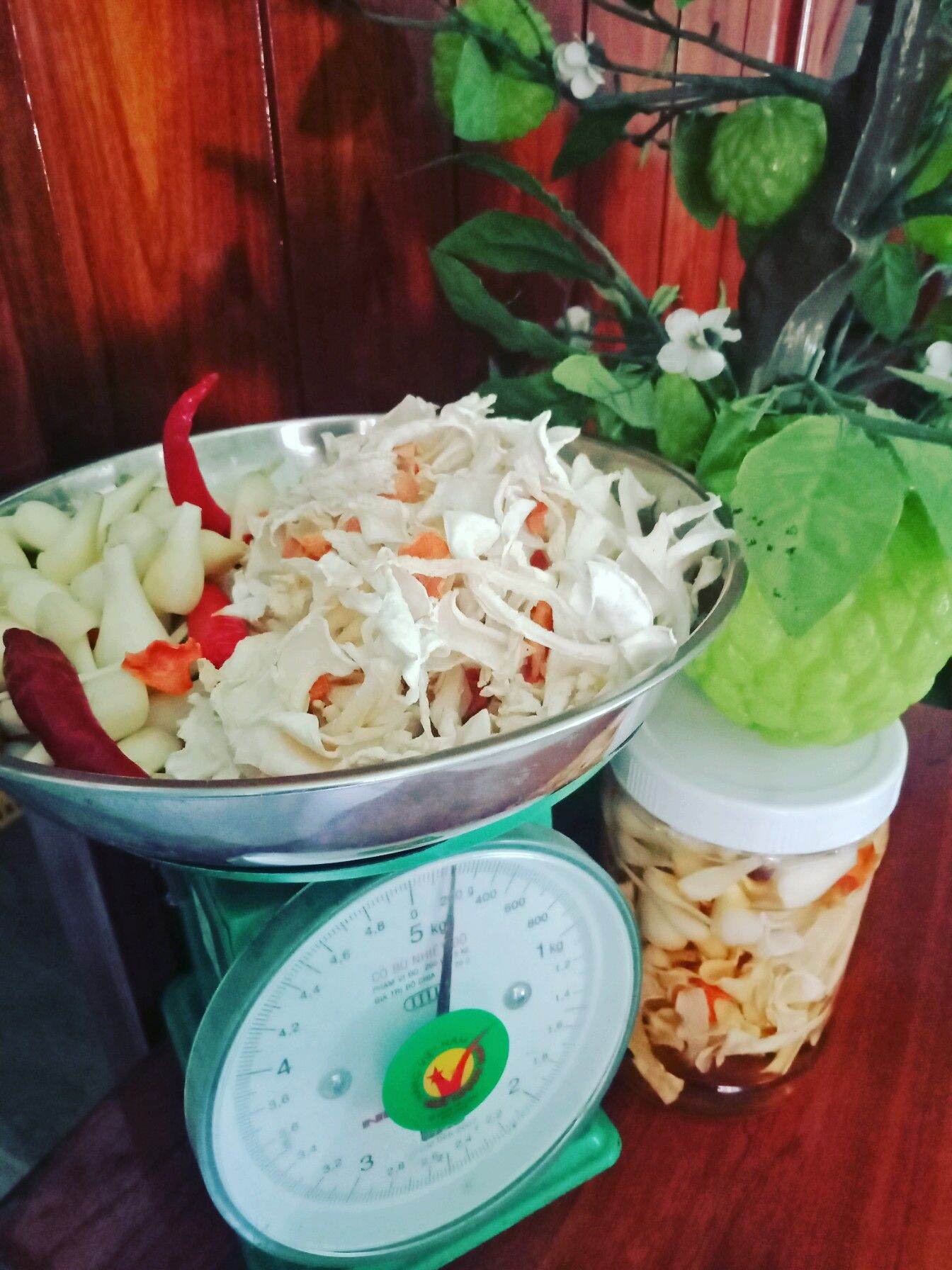 Dưa món củ kiệu 1kg [mắm cá cơm nguyên chất]