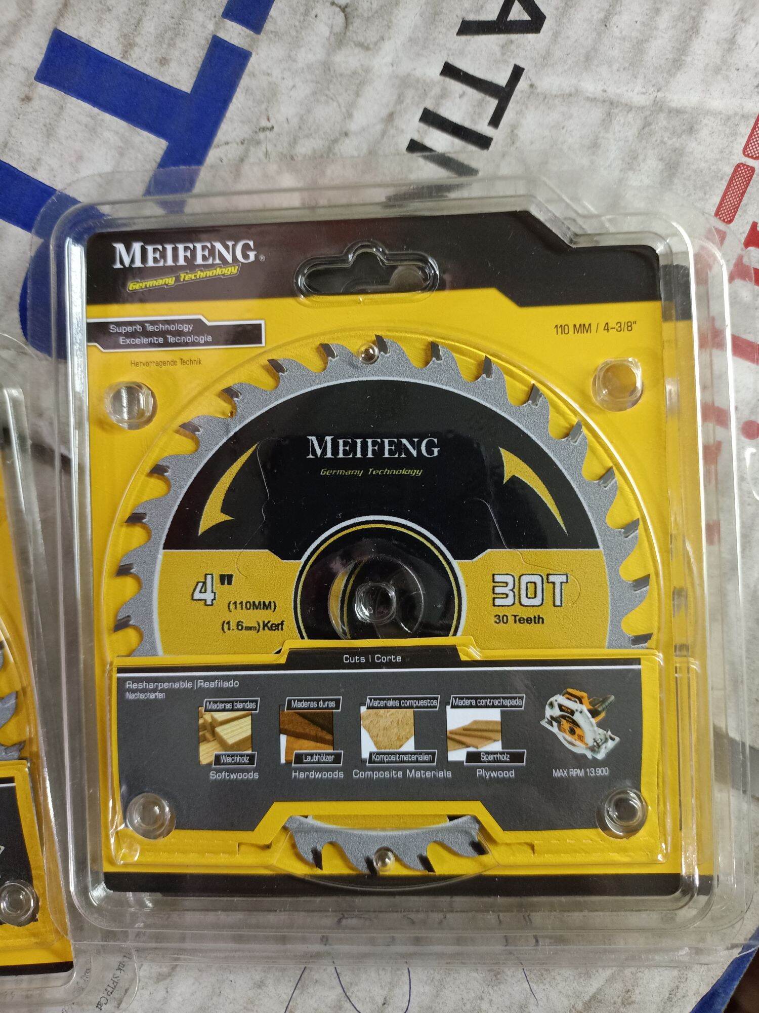 LƯỠI CƯA GỖ MEIFENG 110MM - 30 RĂNG