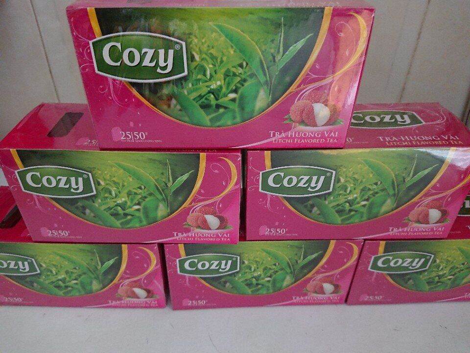 [HCM]Trà CoZy Hương Vải Túi Lọc 50gr