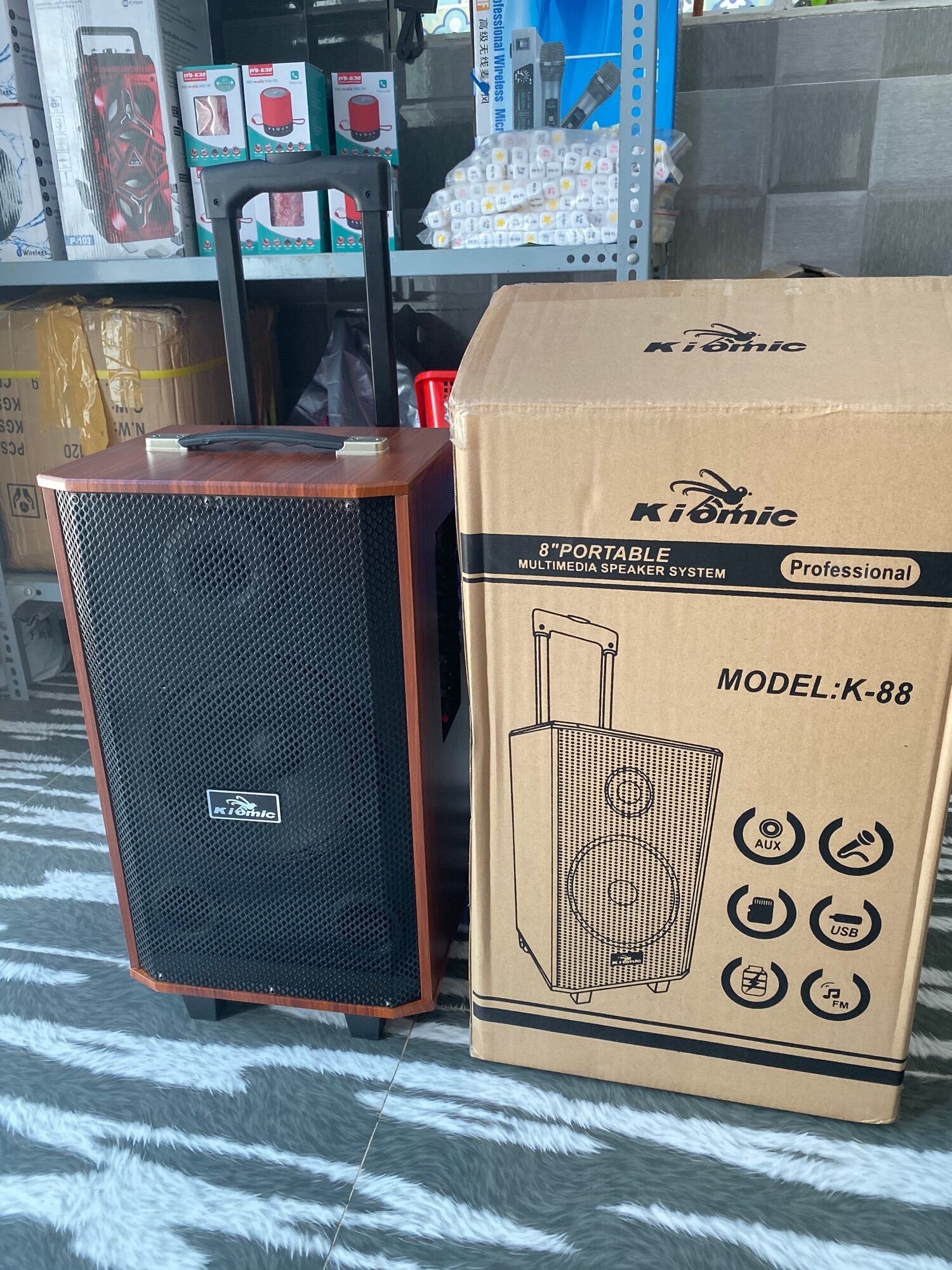 Loa kéo kiomic 2 tấc K88