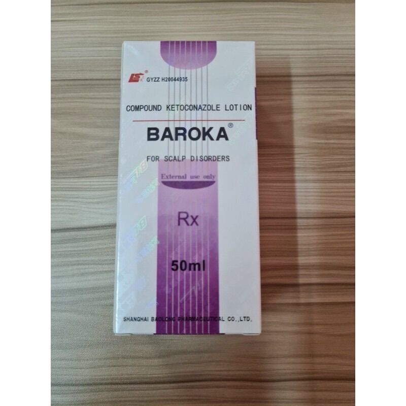 [HCM]Dầu gội Baroka Hỗ Trợ giảm Nấm Da Đầu Mẫu Mới Của Haicneal(Hàng Ngoại Nhập)