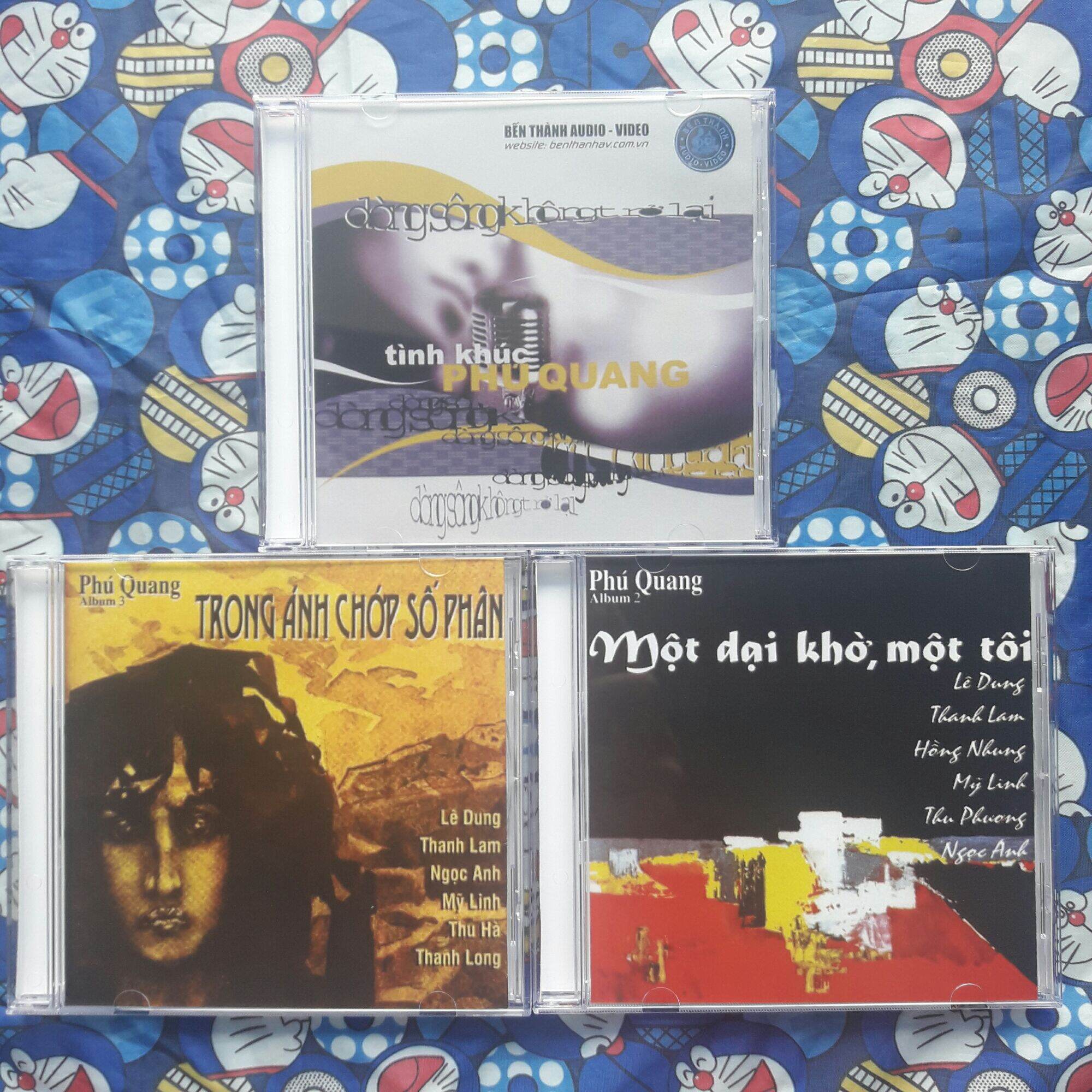 Bộ 3 cd nhạc Phú Quang phono