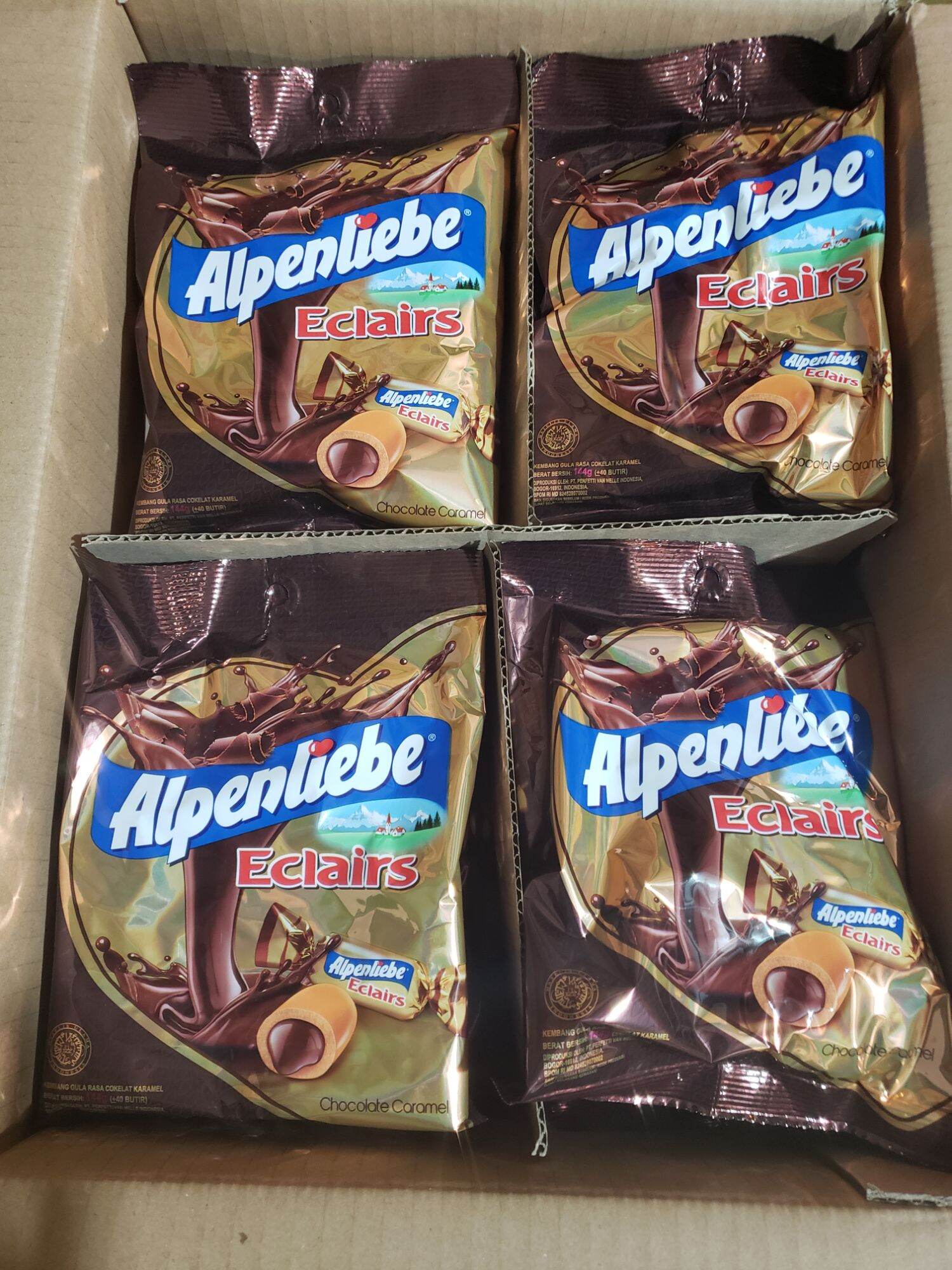 [HCM]Kẹo mềm Alpenliebe Éclair socola  144g