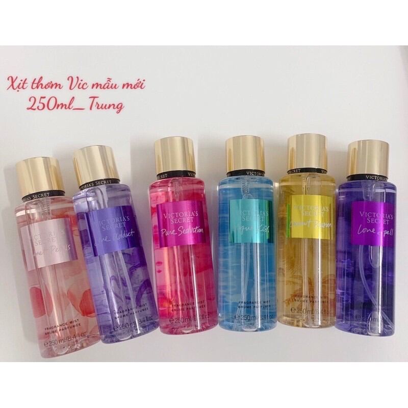 Xịt Thơm Victorias Secret Body Mist 250Ml Velvet Petals