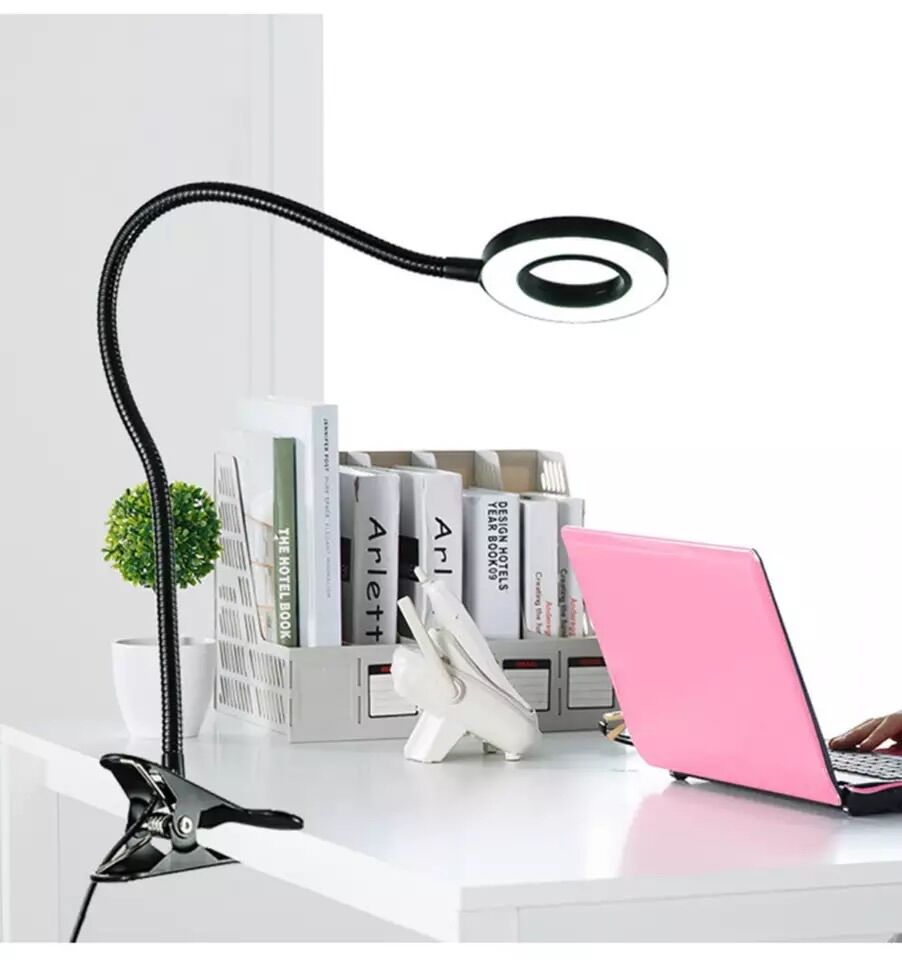 Đèn bàn LED đế kẹp 3 chế độ màu ánh sáng -Đèn đọc sách, Học tập, Làm việc  YG901