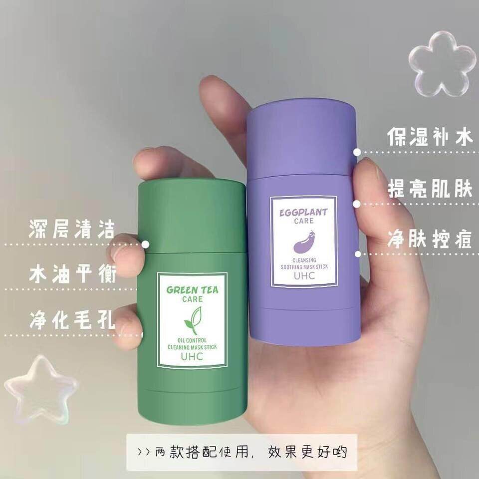Nạ Đất Sét Trà Xanh Dạng Lăn