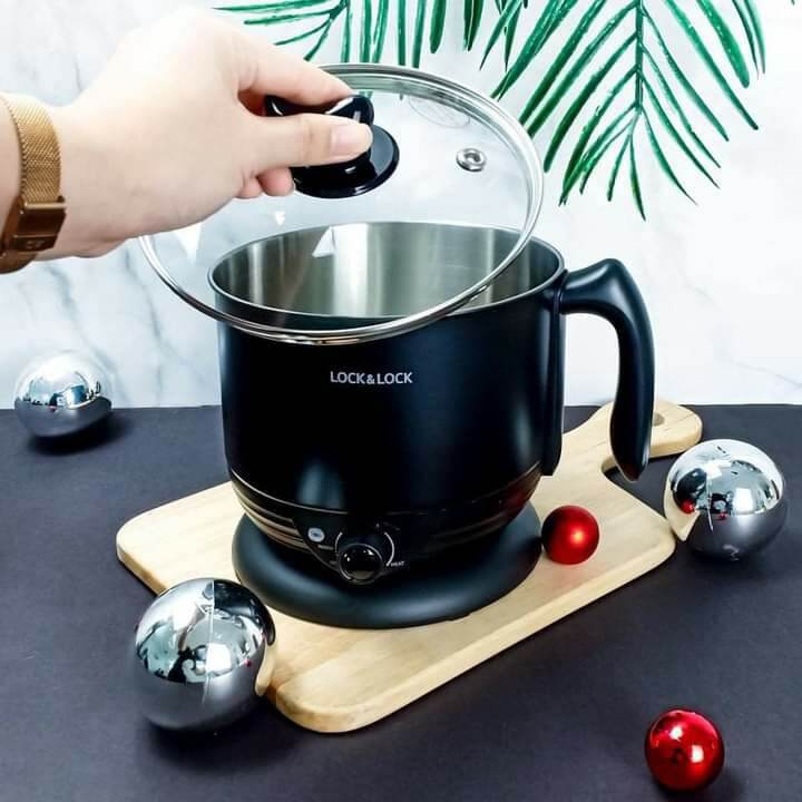NỒI LẨU ĐIỆN ĐA NĂNG, CA NẤU MÌ MINI LOCK&LOCK Multi Pot 1.2L