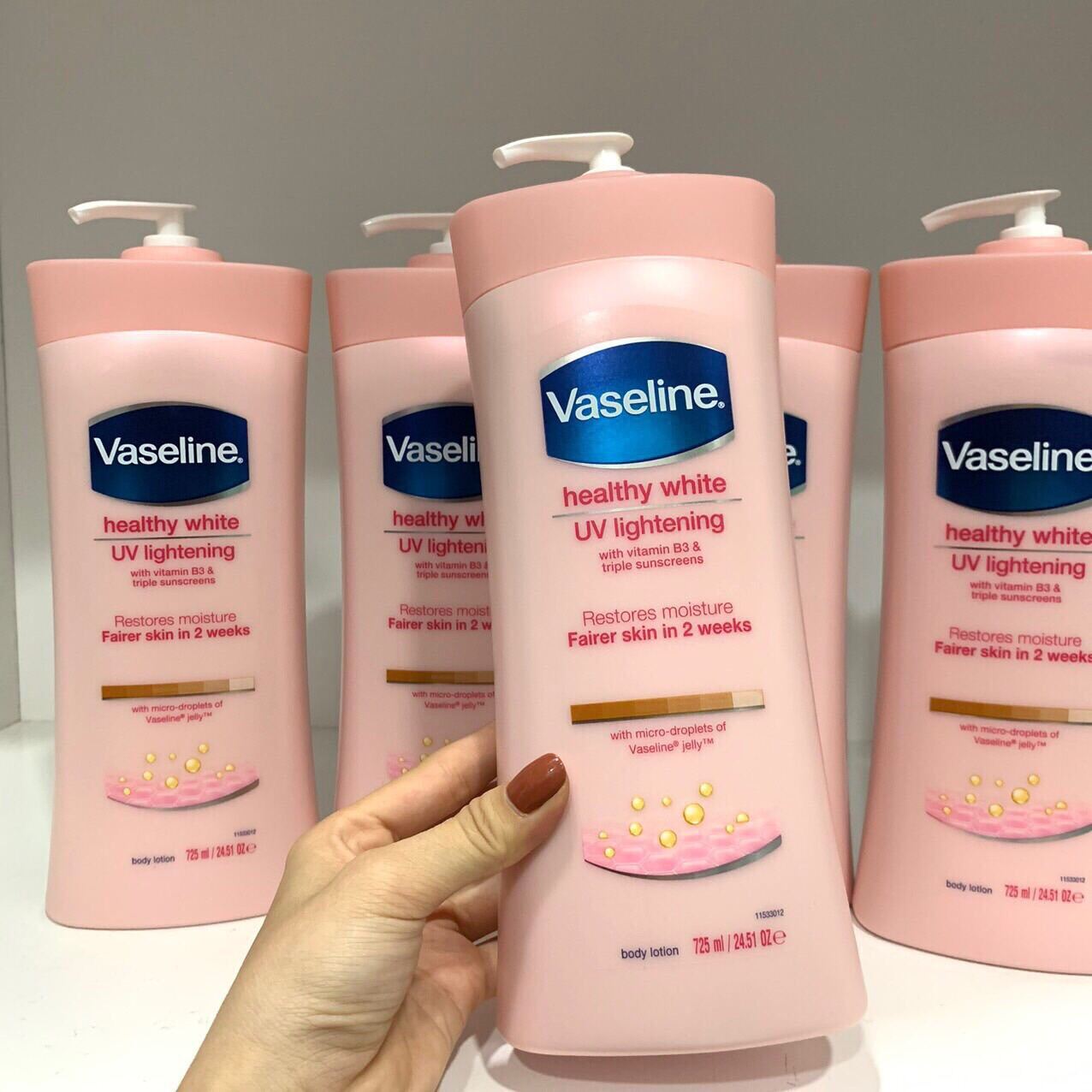 [Hcm]Dưỡng Thể Vaseline Màu Nâu Mẩu Mới