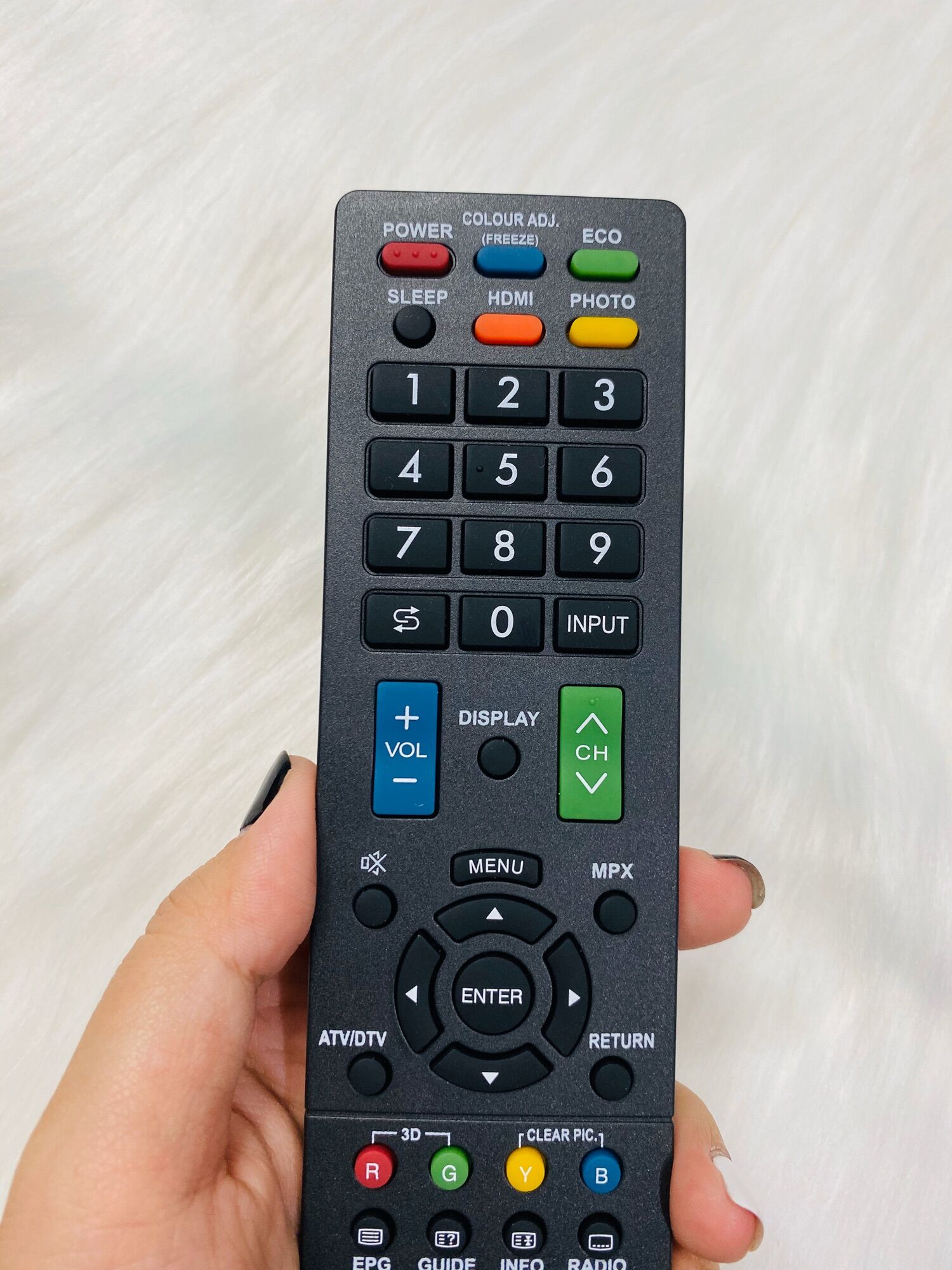 [HCM]REMOTE ĐIỀU KHIỂN TIVI SHARP HUAYU RM- L1238