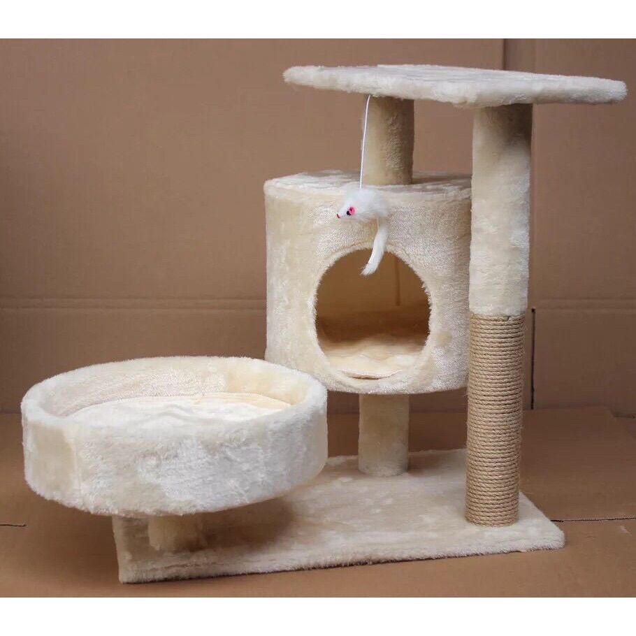 Cattree nhà cây  3 tầng cho mèo (Có sẵn)