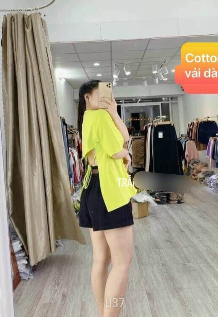 [HCM]ÁO THUN HỞ LƯNG CỘT DÂY