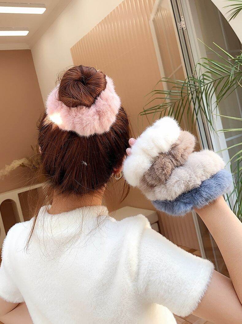 Lô Cuốn Tóc Thanh Búi Tóc Lông Mềm Mịn Xumishop