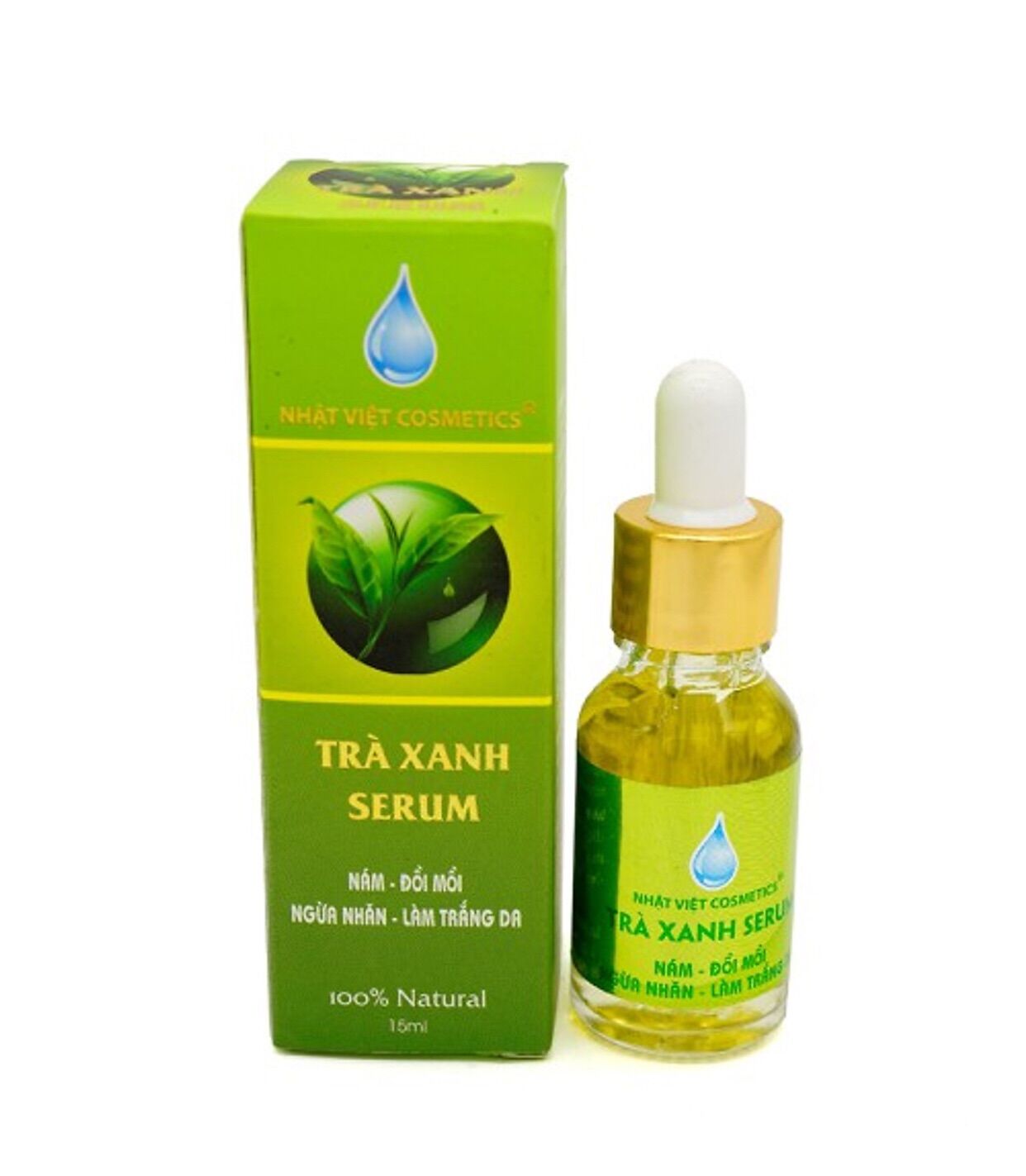 Serum nám-tàn nhang-đồi mồi trắng da. Trà xanh nhật việt