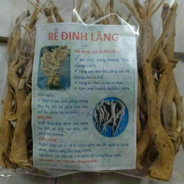 500g rễ đinh lăng khô