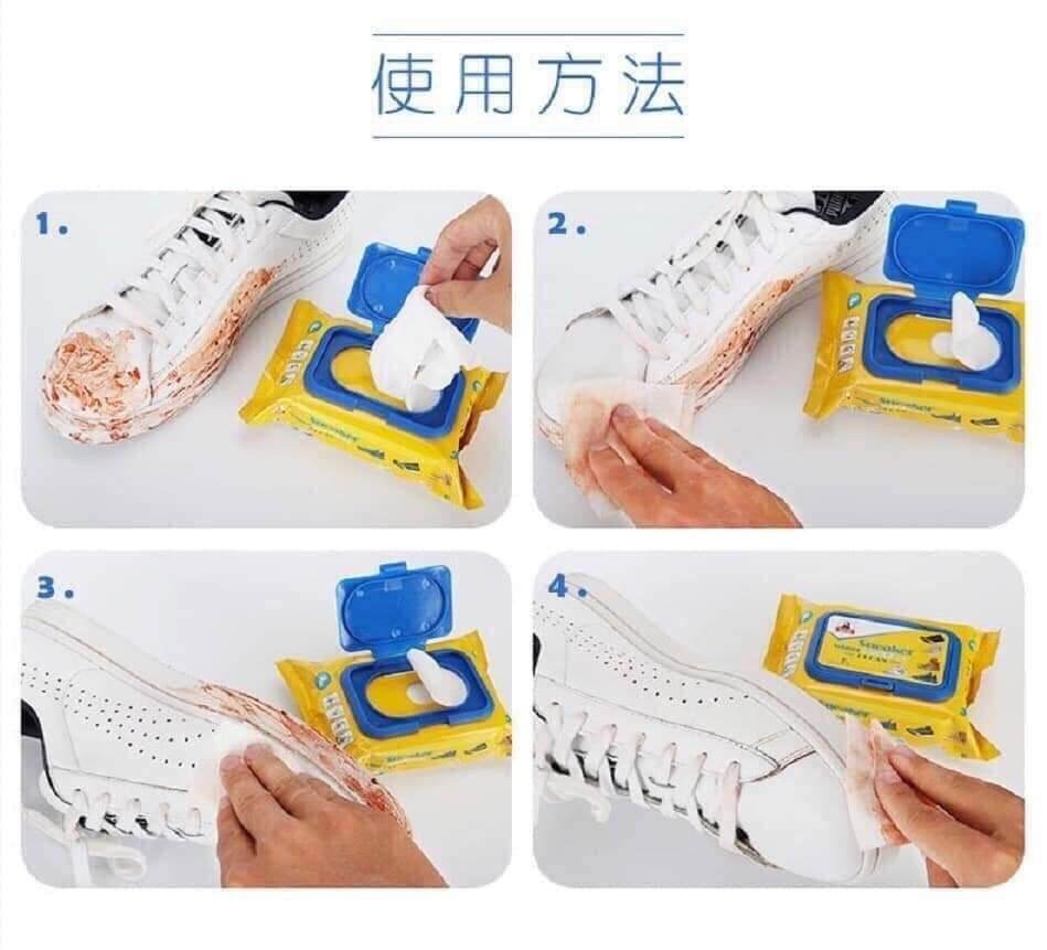 Giấy Ướt Lau Giầy Thần Thánh Sneaker