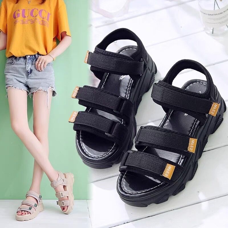Sandan nữ 3 quai đế sóng mã 99