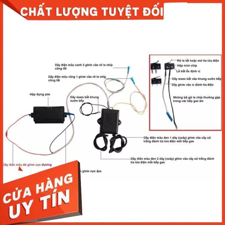 IC BẾP GAS ÂM 2 LÒ LOẠI 1.