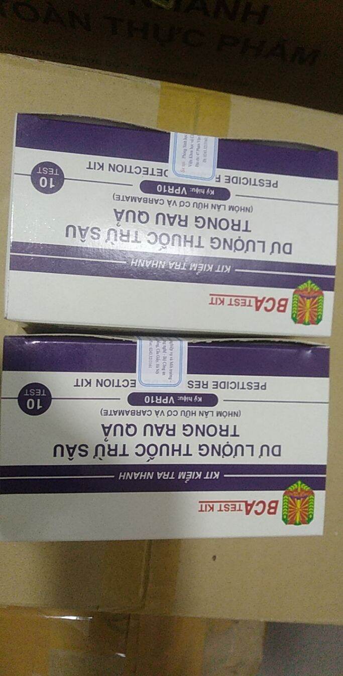 Test, kit kiểm tra nhanh thuốc trừ sâu, bvtv