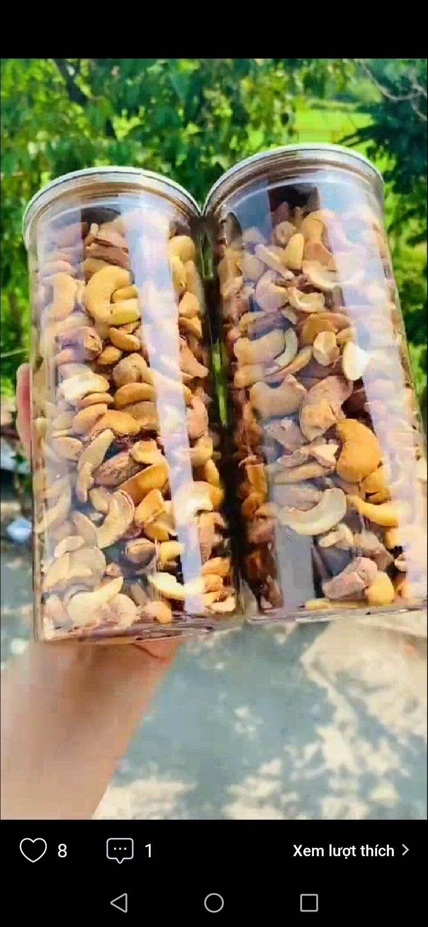 1kg hạt điều rang muối vỡ loại 1 Bình Phước đặc biệt thơm ngon