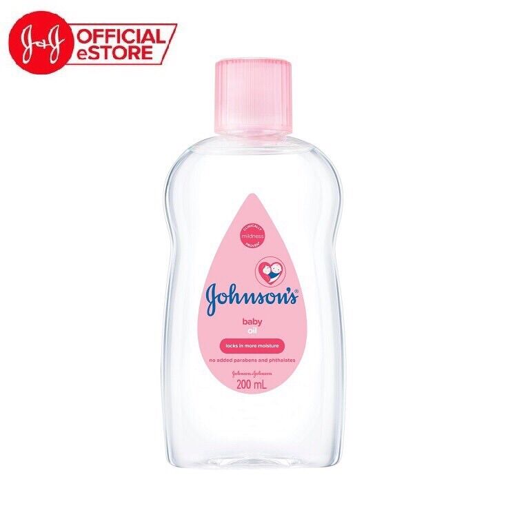 Dầu mát xa giữ ẩm Johnson’s baby 200ml