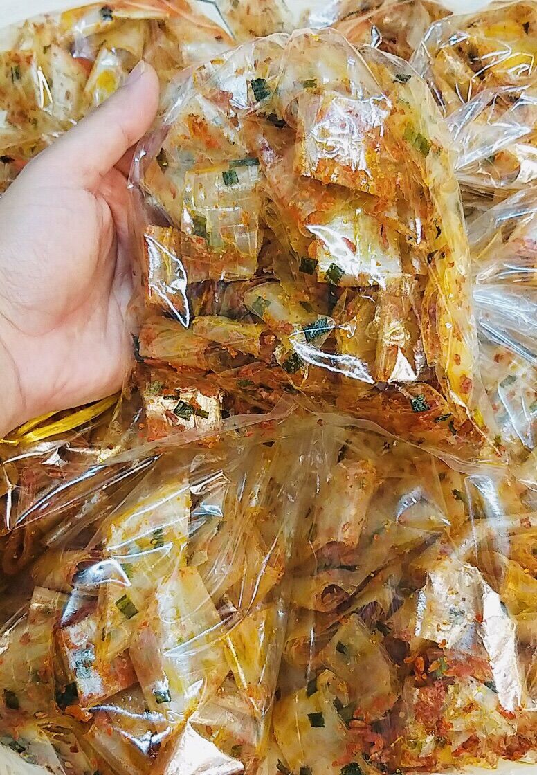 [ QUÁ NGON] Combo 10 bịch /5 bịch   Bánh tráng cuộn tôm hành siêu ngon